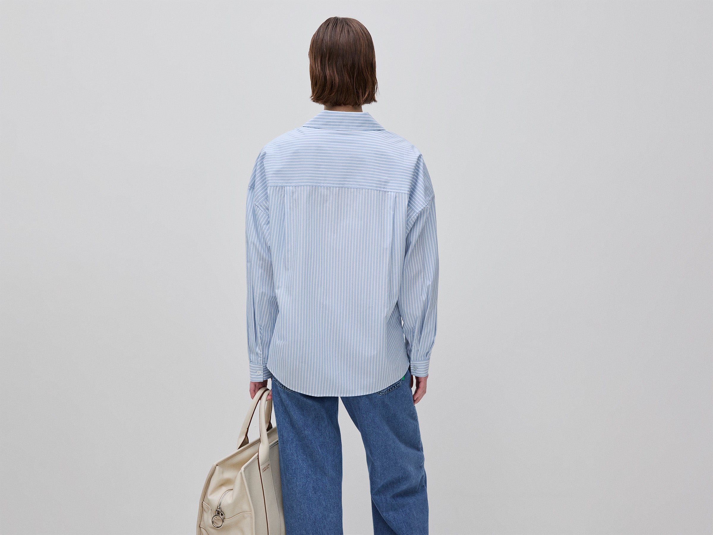 Camisa às riscas 100% algodão - ucb_image_B