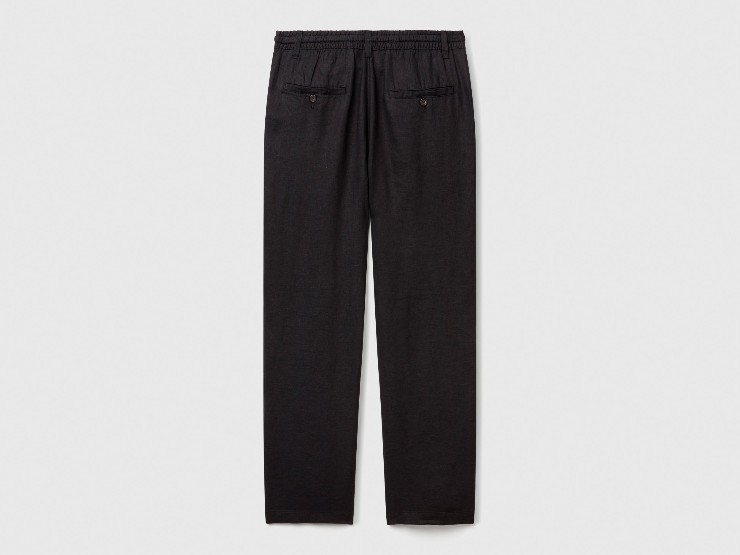 Trousers in pure linen with drawstring - ucb_image_BS