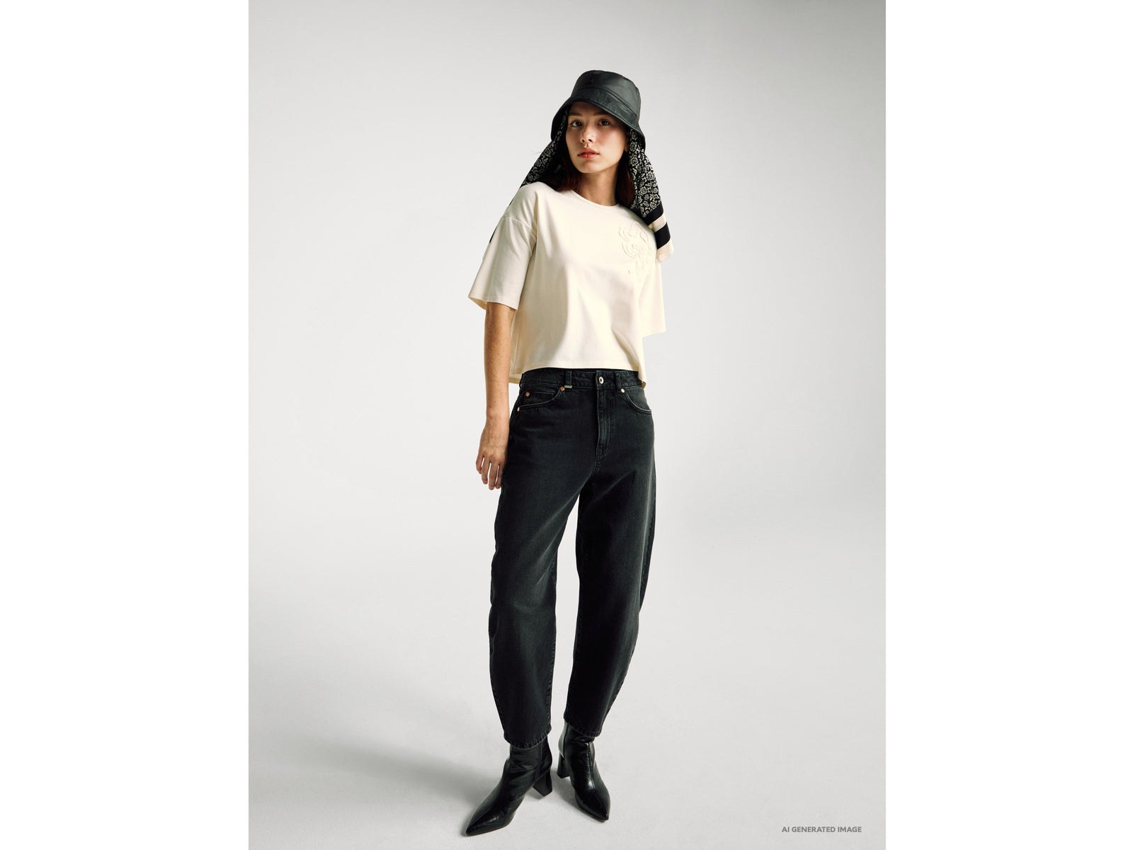 Boxy fit t-shirt with applique
