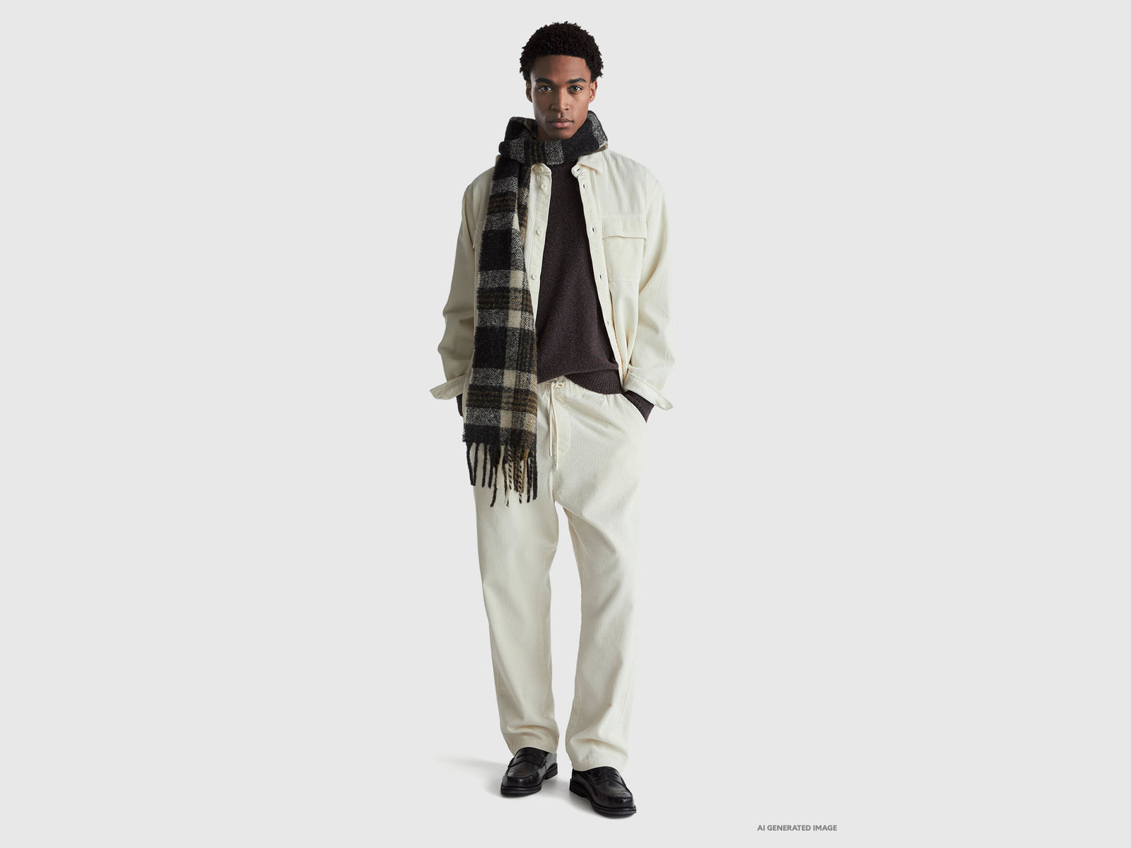 Velvet jogging trousers