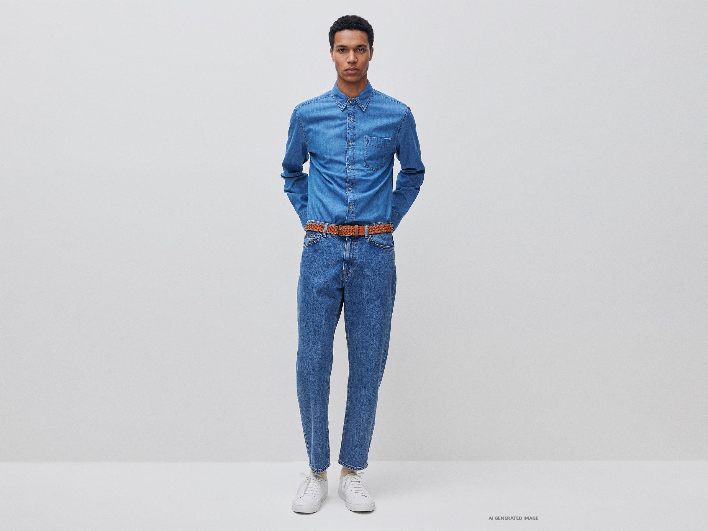 Jeans bleach relaxed fit - ucb_image_FY