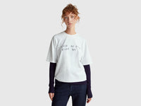 T-shirt bianca con stampa Coco Capitán - ucb_image_F