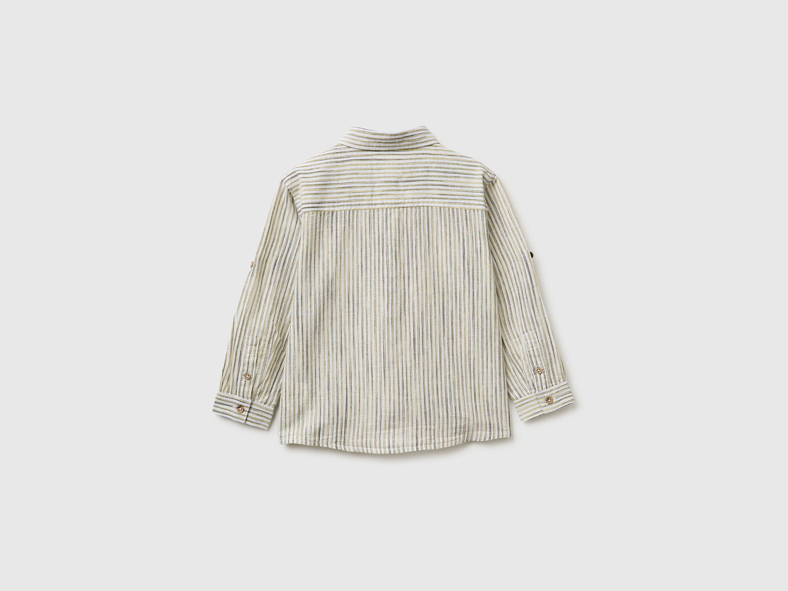 Striped linen blend shirt - ucb_image_BS