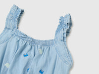 Chambray dress with embroidery - ucb_image_DS1