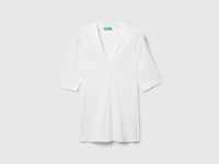 T-shirt slim fit em algodão de fibra longa - ucb_image_FS