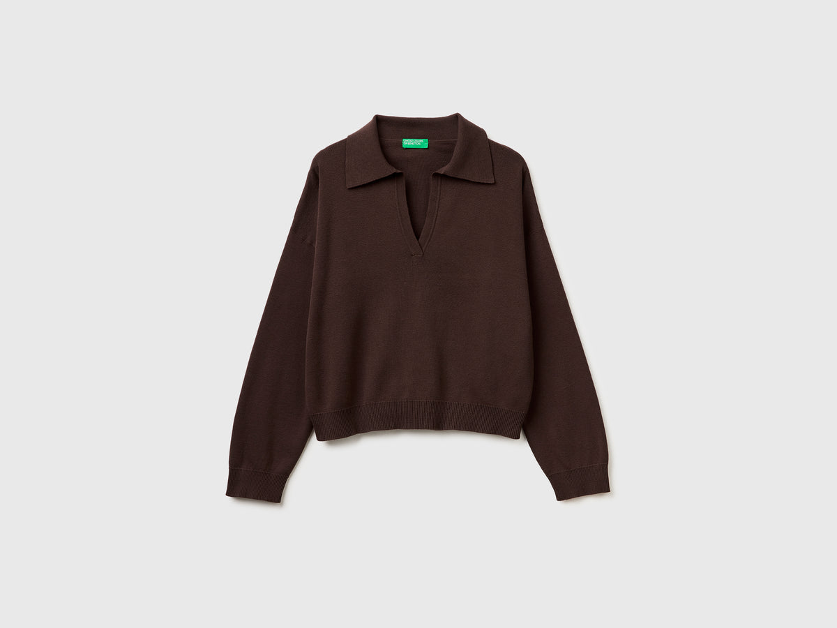 Premium cotton polo neck sweater - ucb_image_FS