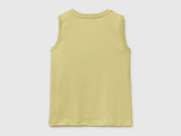 Organic cotton tank top with logo print - ucb_image_BS