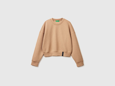 Boxy fit sweatshirt with crest on the back - ucb_image_FS