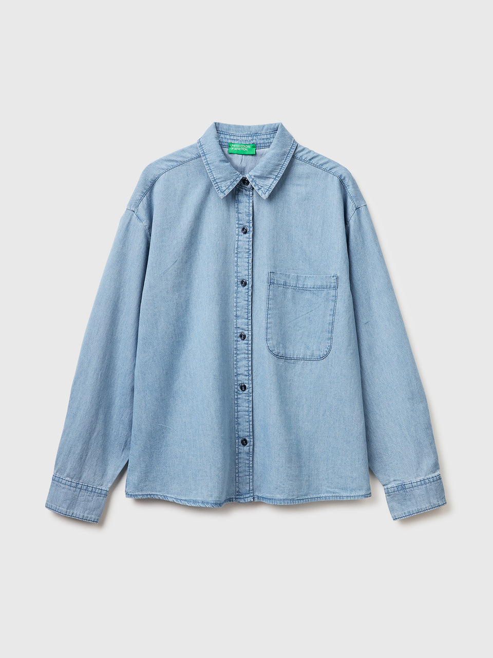 Cropped chambray shirt - ucb_image_FS