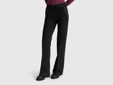 Jeans flare com fecho de correr - ucb_image_F