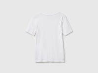 T-shirt de manga curta em algodão de fibra longa - ucb_image_BS