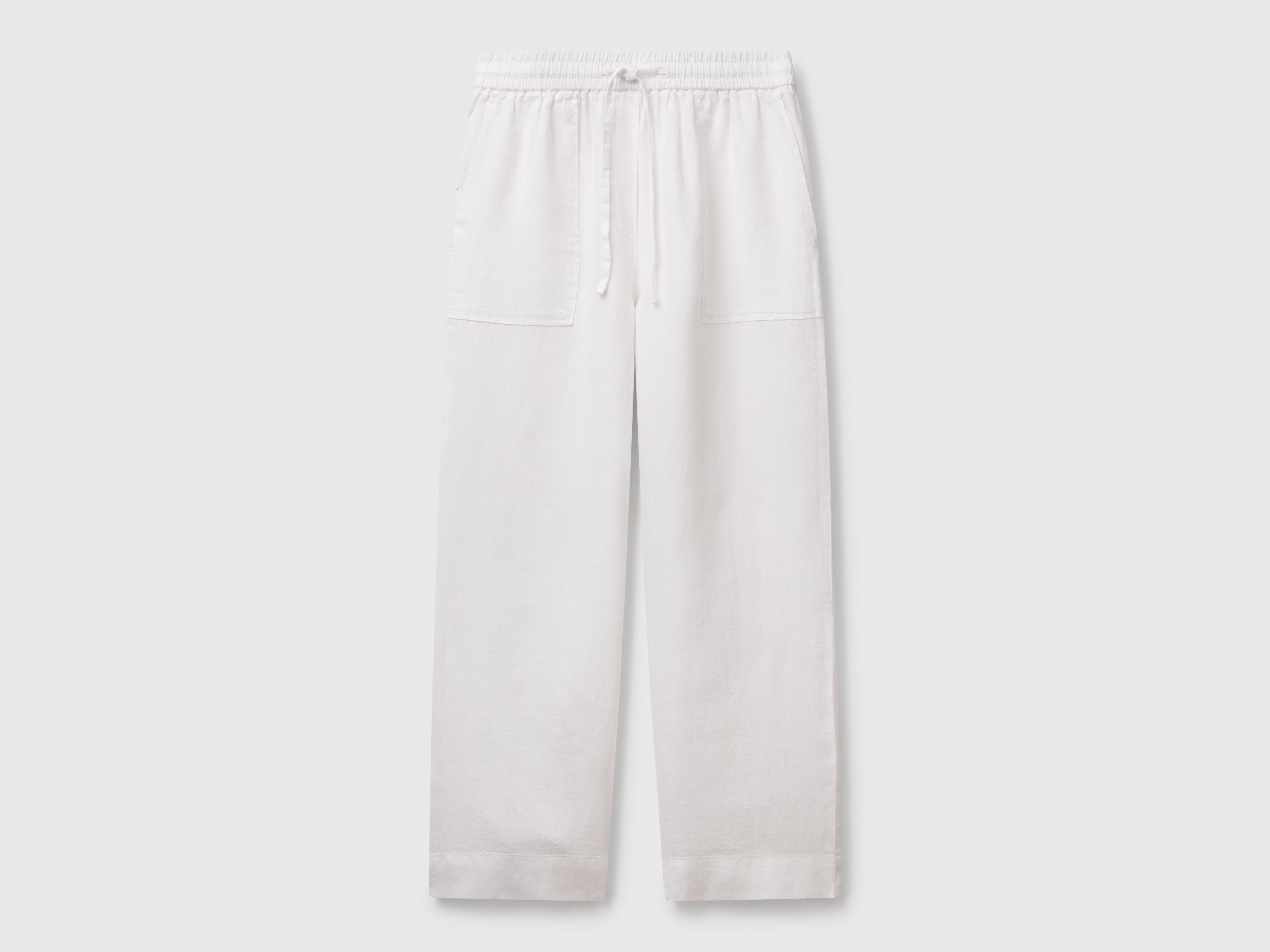 Trousers in pure linen with elastic - ucb_image_FS