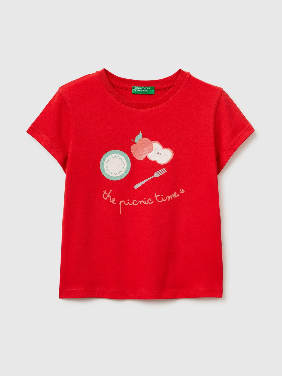 T-shirt with print and glitter - ucb_image_FS