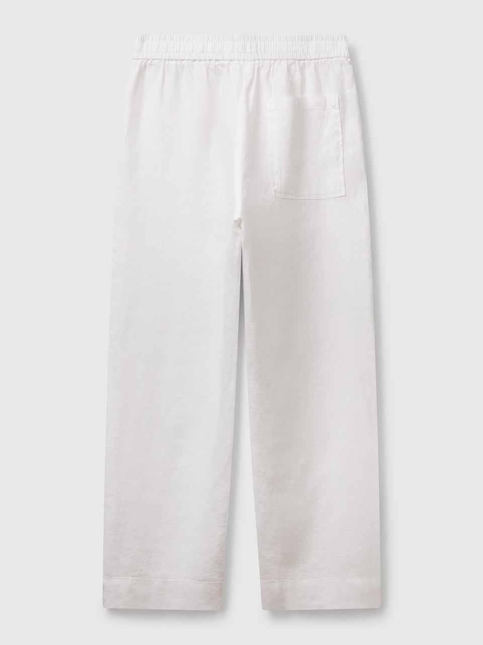 Calças em linho puro com elástico - ucb_image_BS