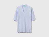 T-shirt slim fit em algodão de fibra longa - ucb_image_FS
