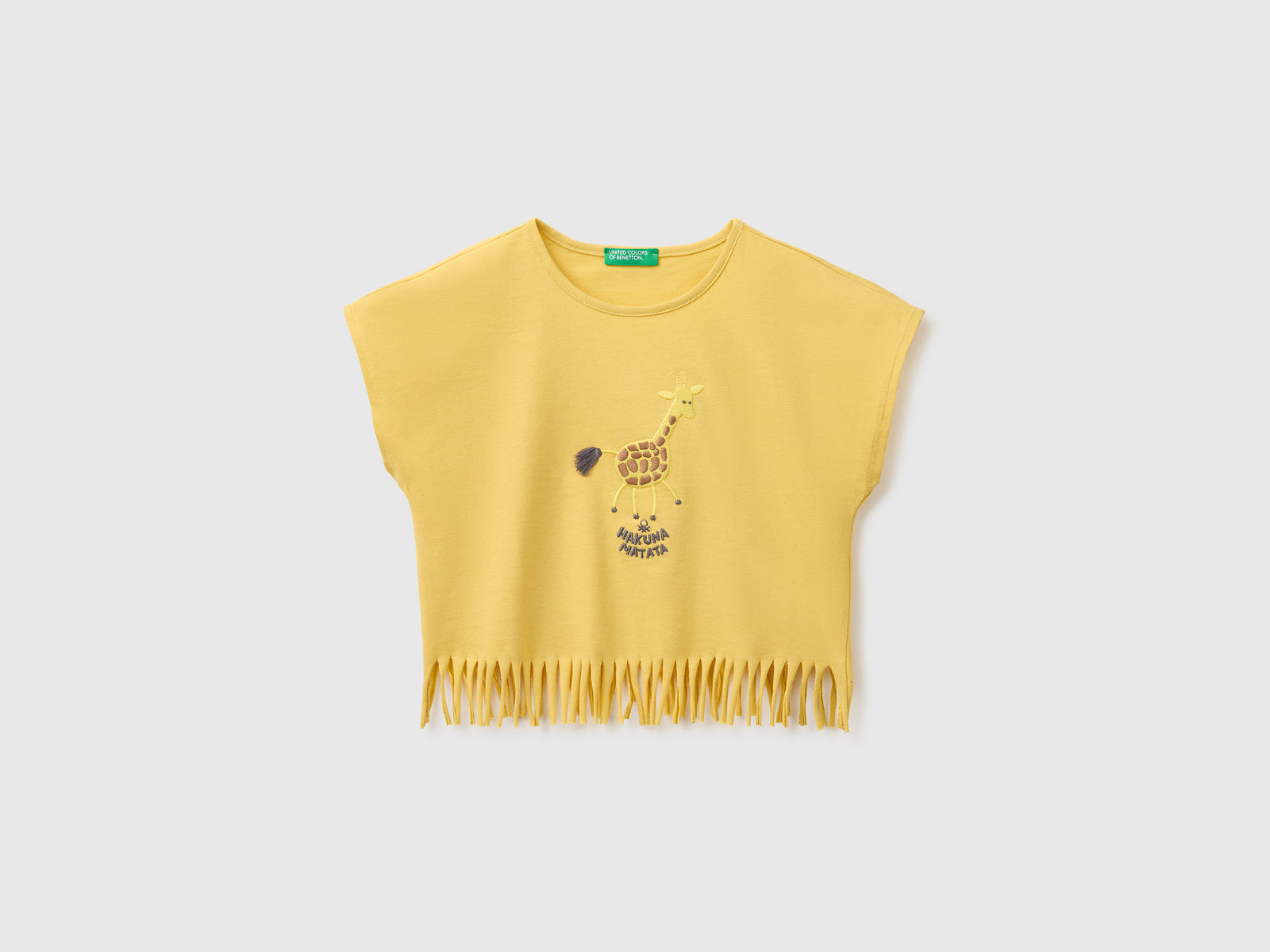 T-shirt with fringes and embroidery - ucb_image_FS