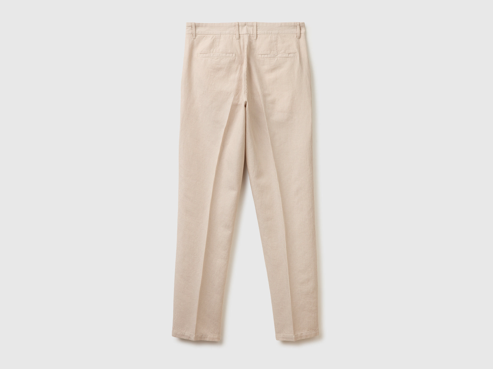 Regular fit chinos in linen blend - ucb_image_BS
