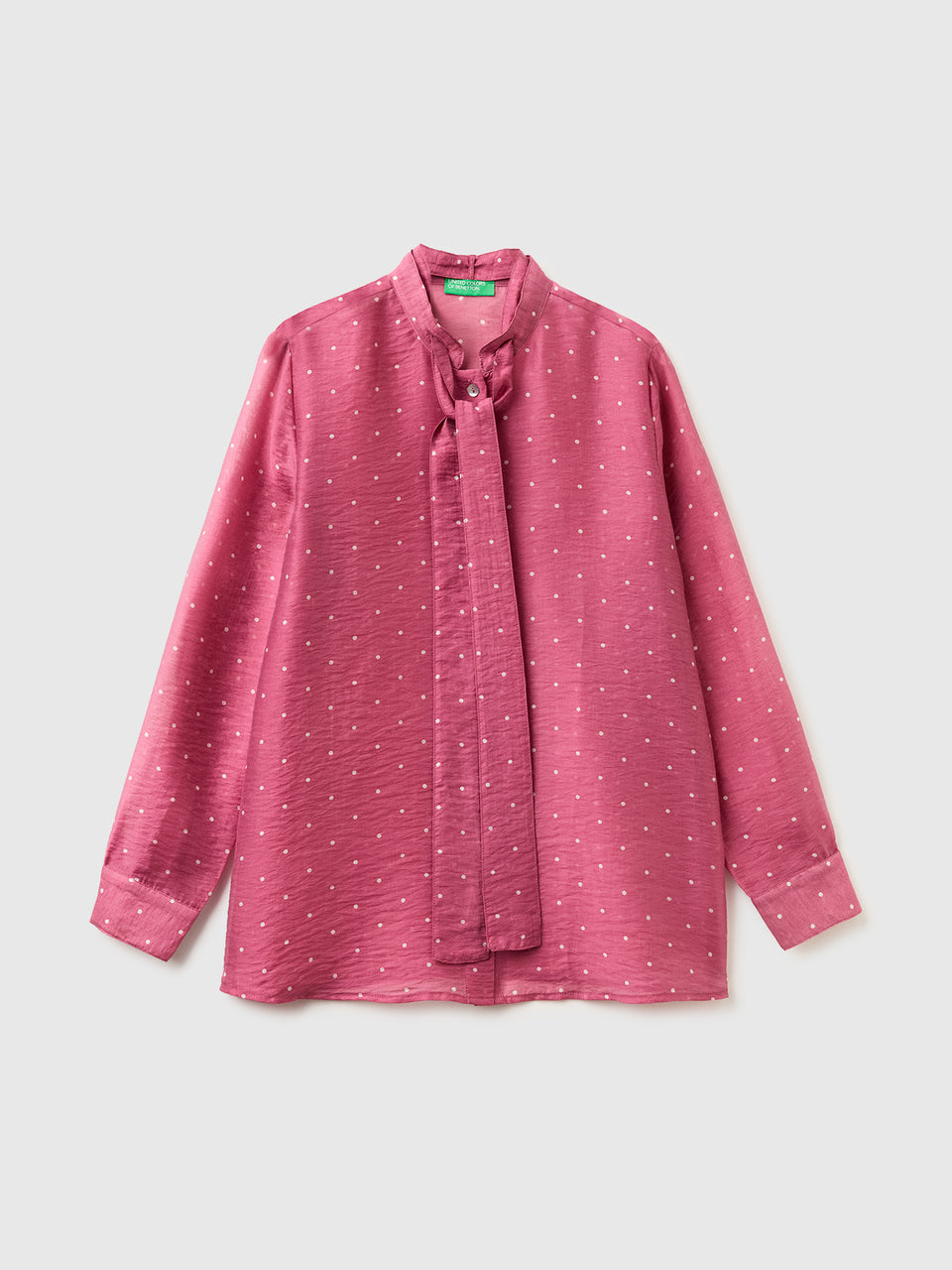 Flowy shirt with micro polka dots - ucb_image_FS