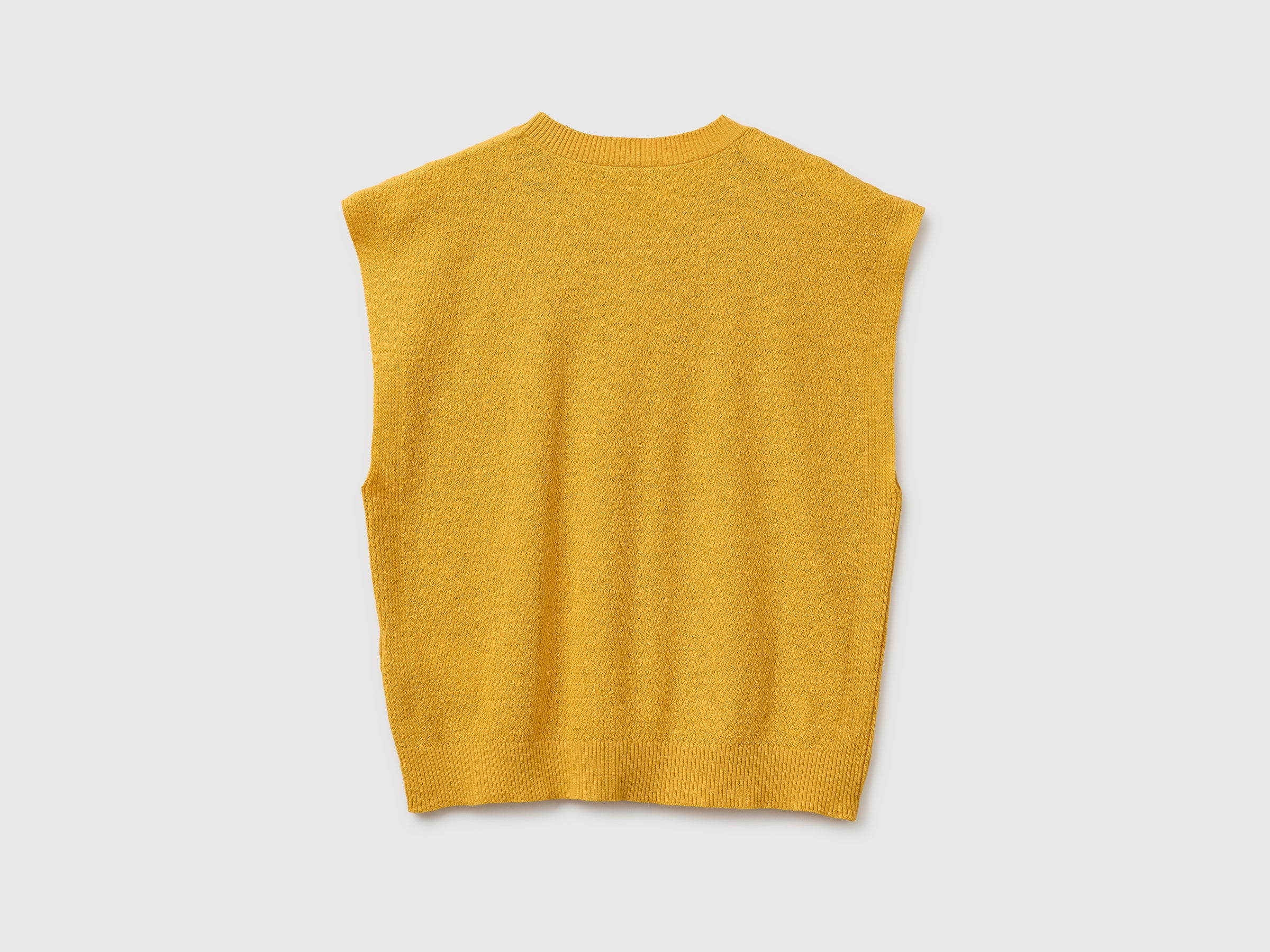 Sleeveless linen blend sweater - ucb_image_BS