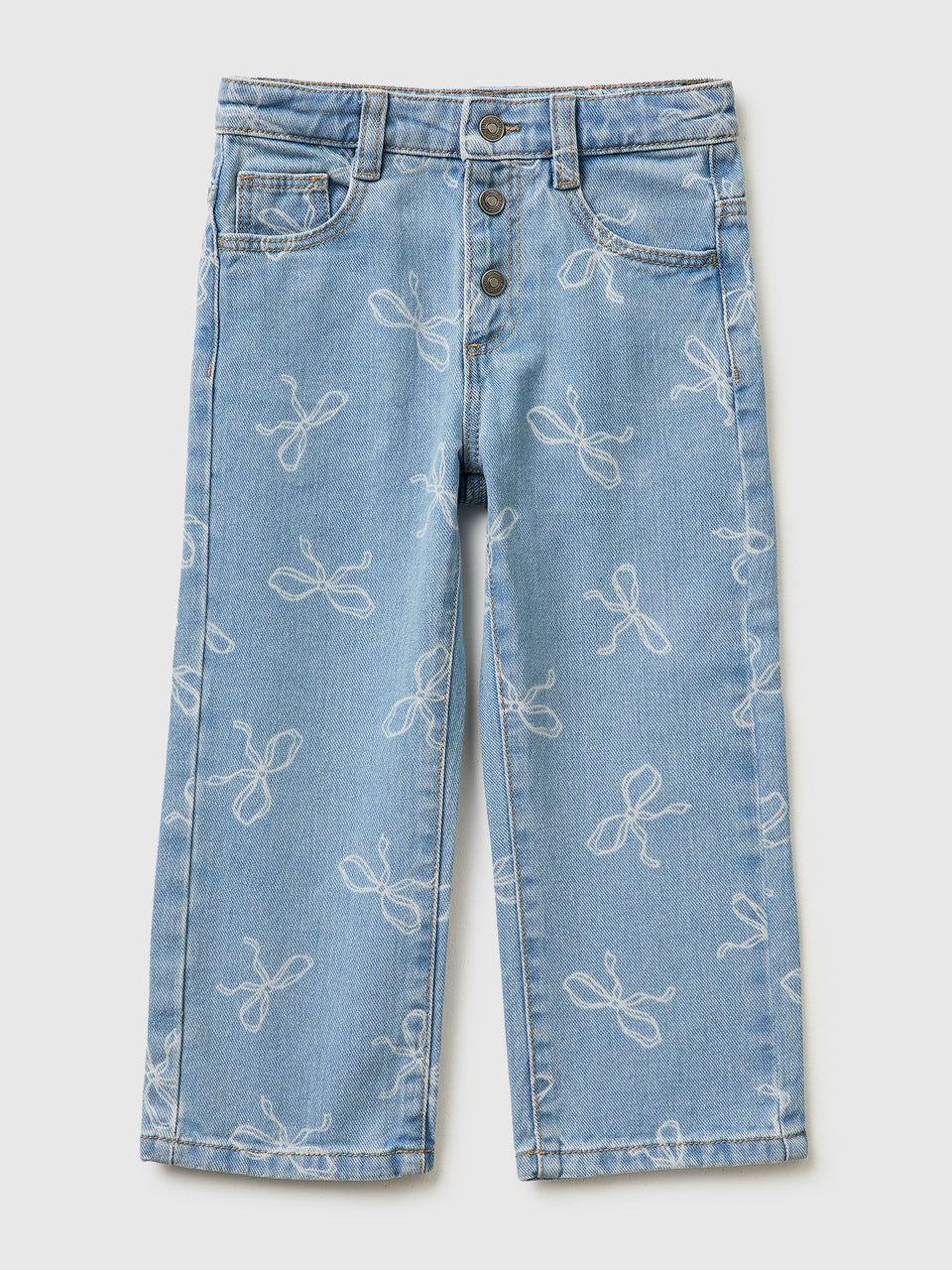 Slim fit jeans with bow print - ucb_image_FS