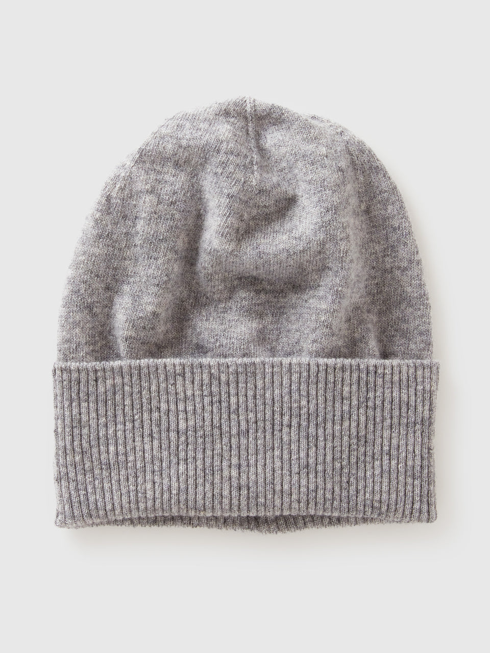 Gorro cinza mélange em pura lã Merino - ucb_image_FS