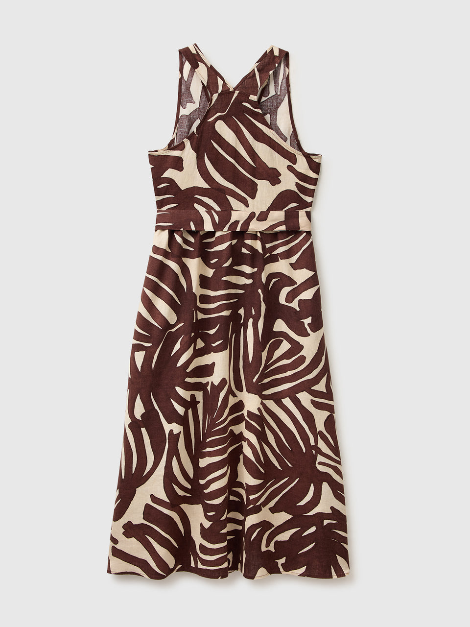 Printed dress in pure linen - ucb_image_BS