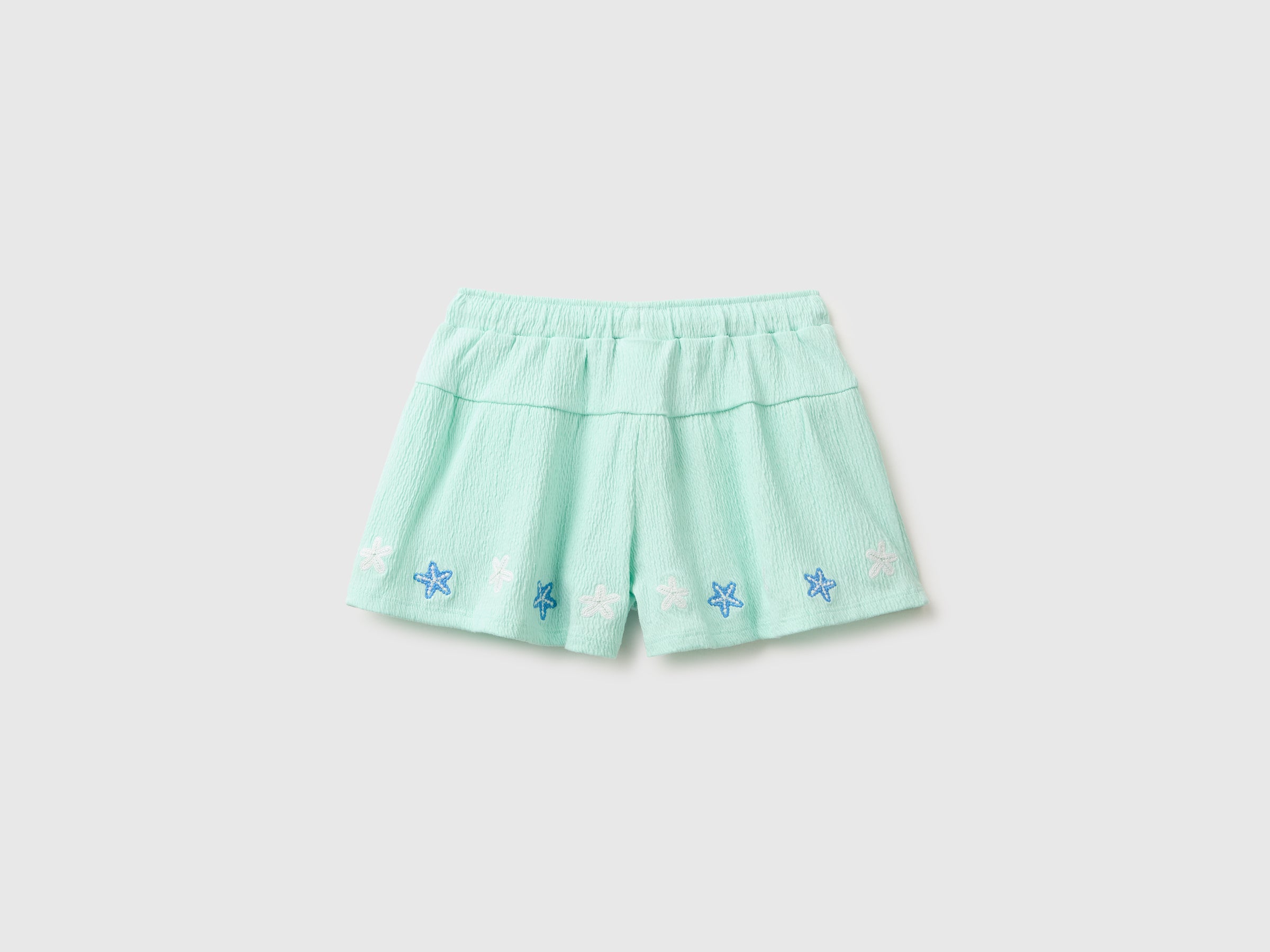 Flared shorts with embroidery - ucb_image_BS