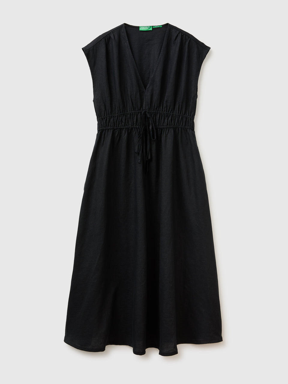 Flared dress in pure linen - ucb_image_FS