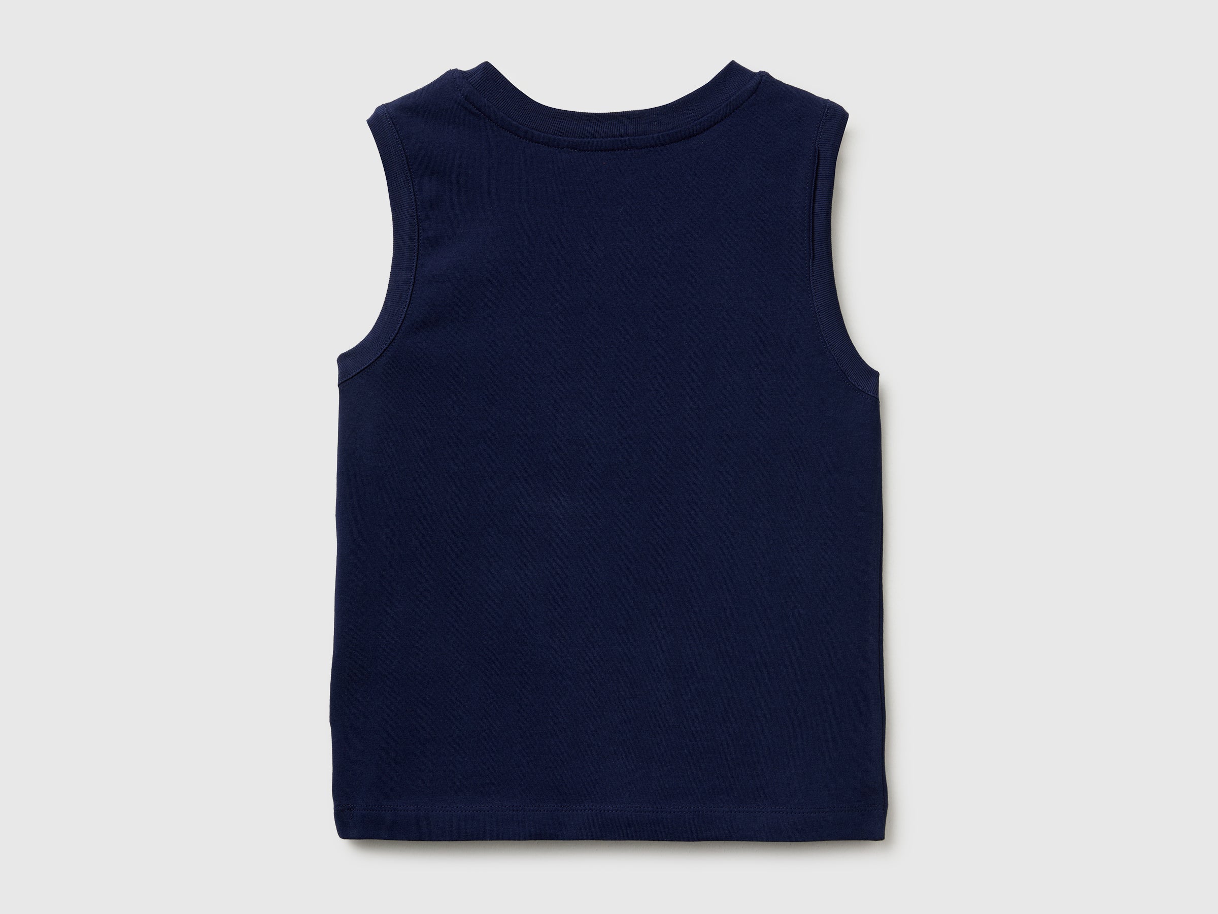 Organic cotton tank top with logo print - ucb_image_BS