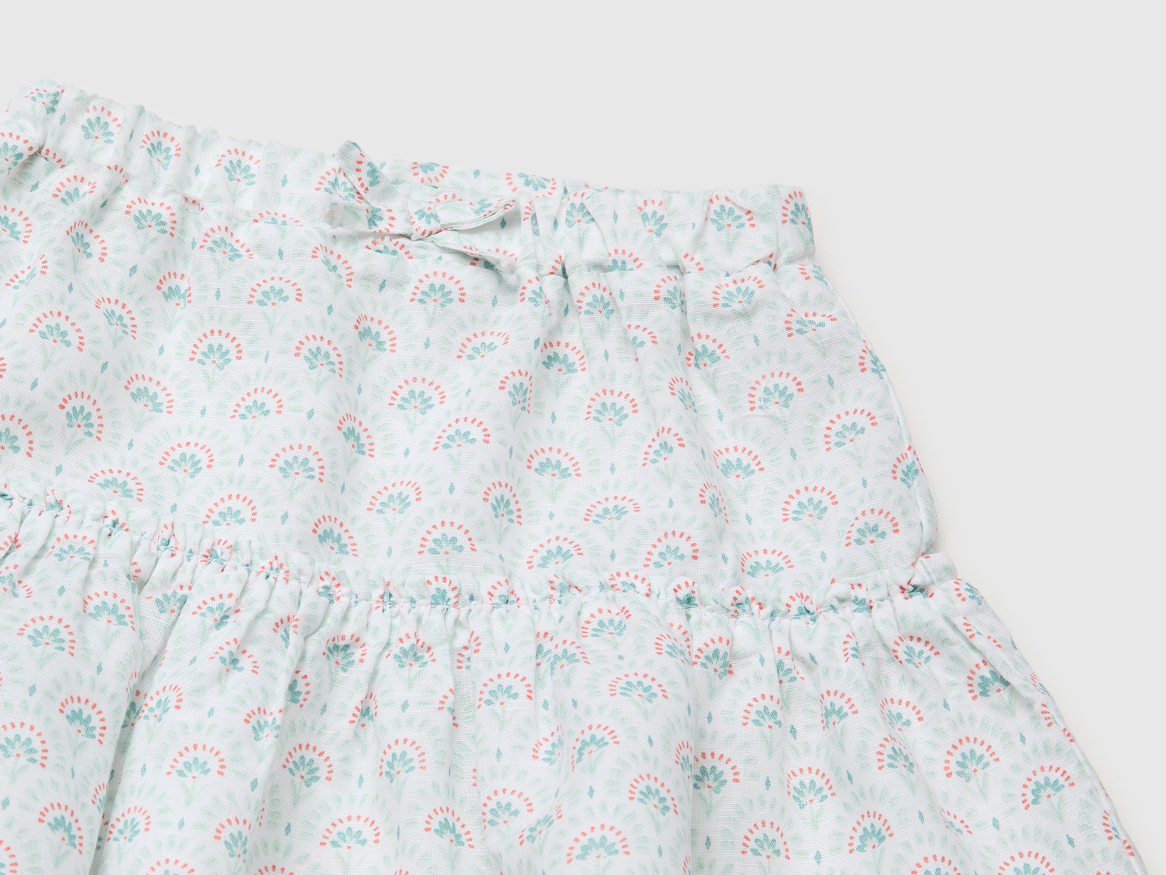 Floral skirt in linen blend - ucb_image_DS1