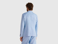 Blazer riscado em mistura de linho - ucb_image_B