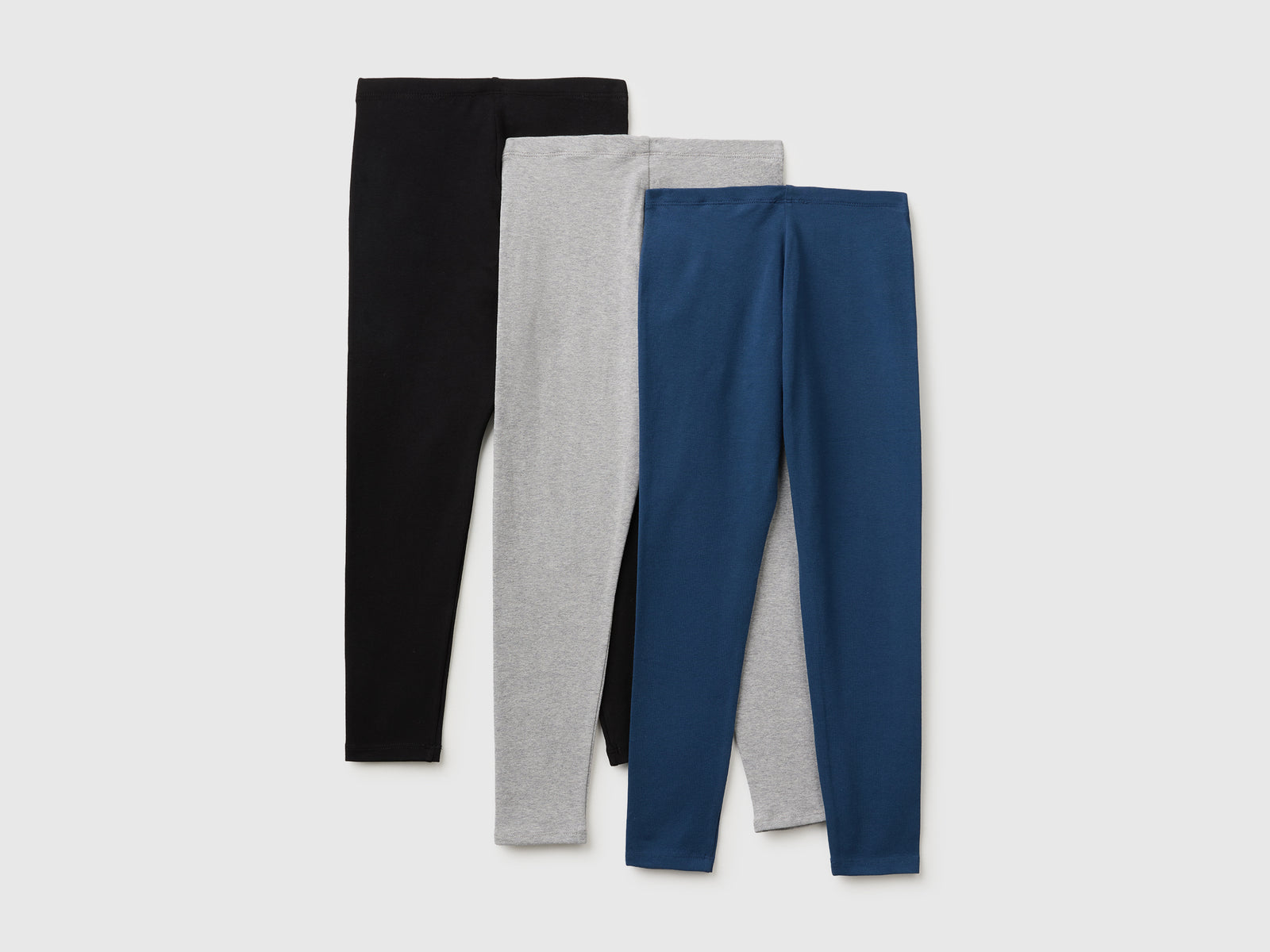 Três leggings em algodão stretch - ucb_image_BS