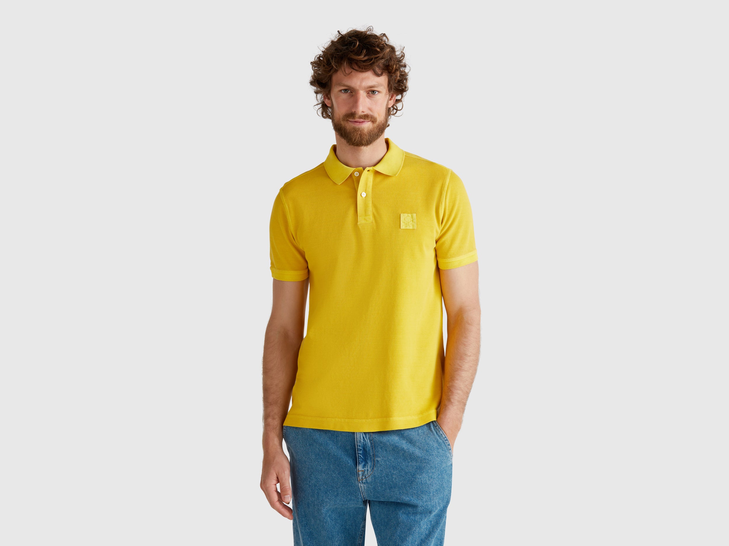 Polo amarelo regular fit - ucb_image_F