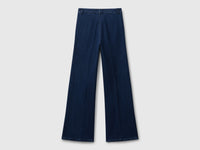 Jeans flare com fecho de correr - ucb_image_BS