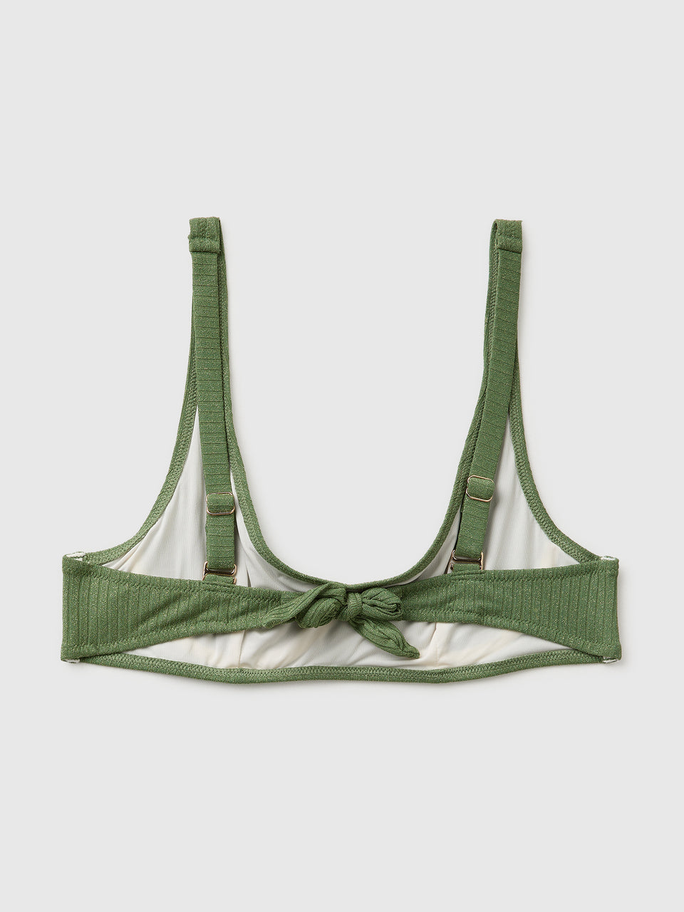 Ribbed beach bra with lurex - ucb_image_BS