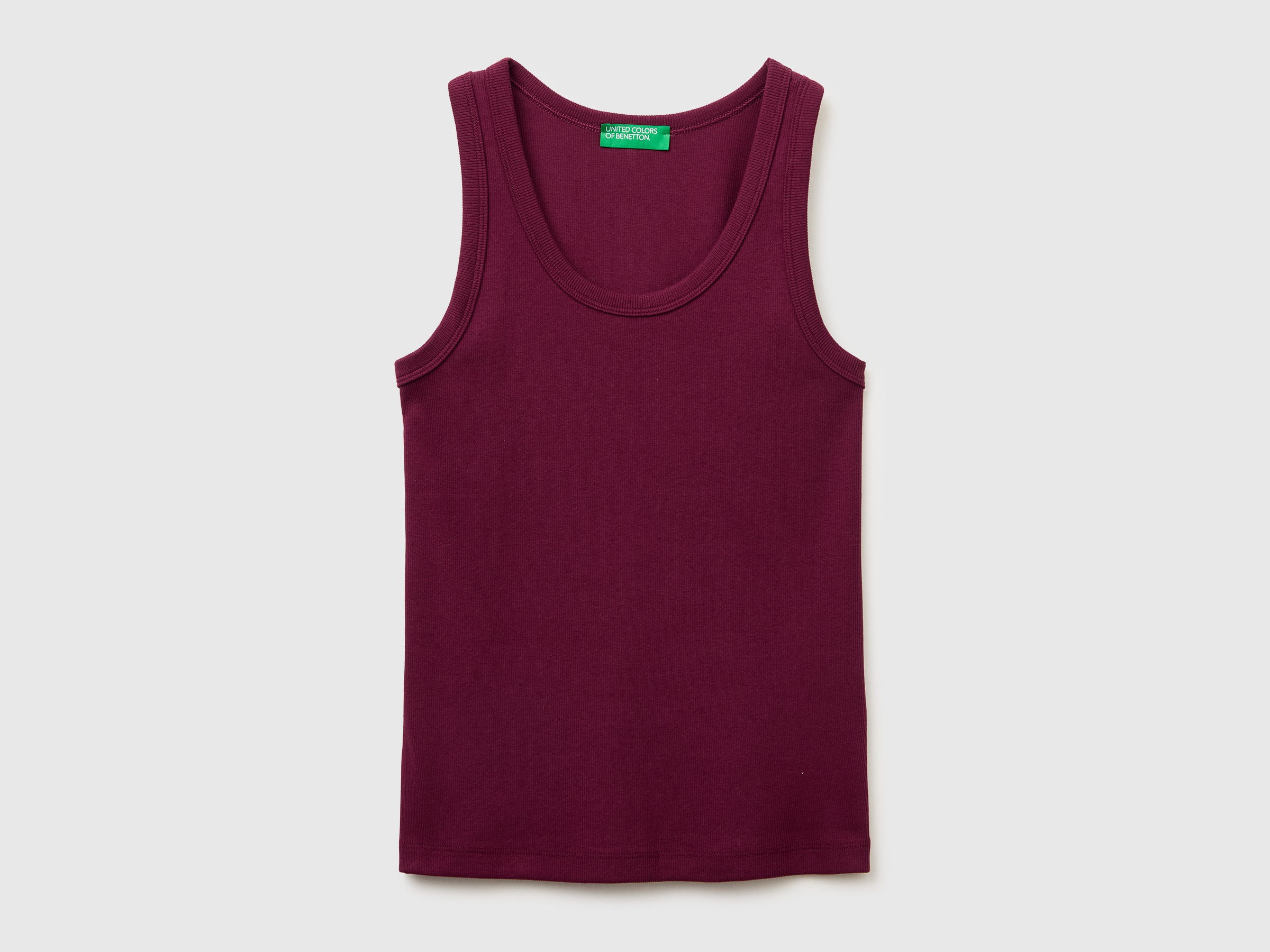 Wide-neck ribbed tank top - ucb_image_FS