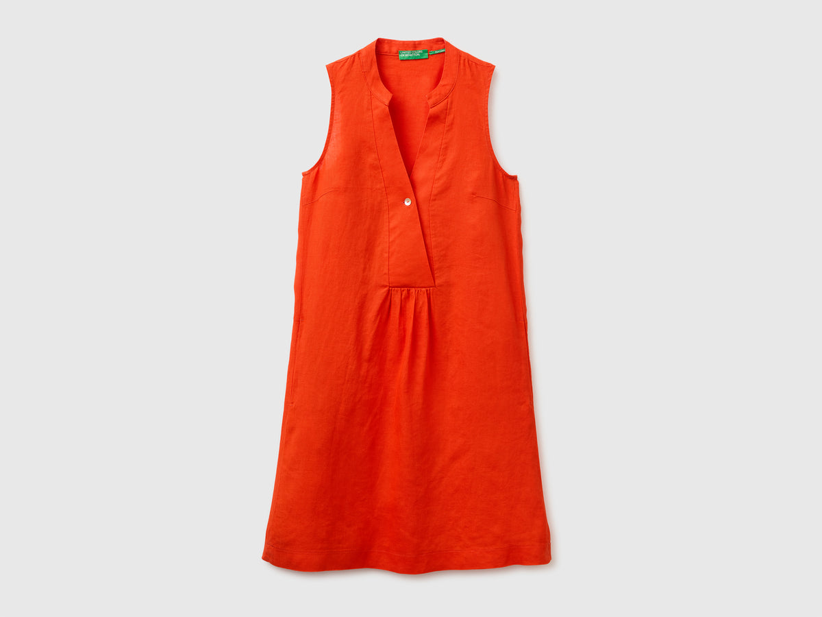 100% linen short dress - ucb_image_FS