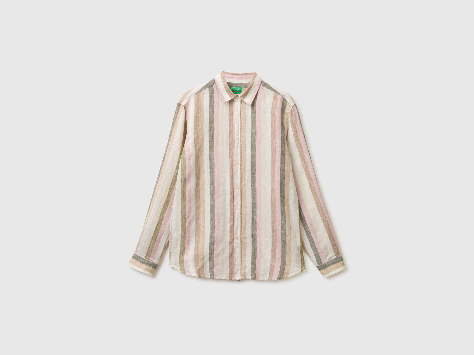 Camisa às riscas em linho puro - ucb_image_FS