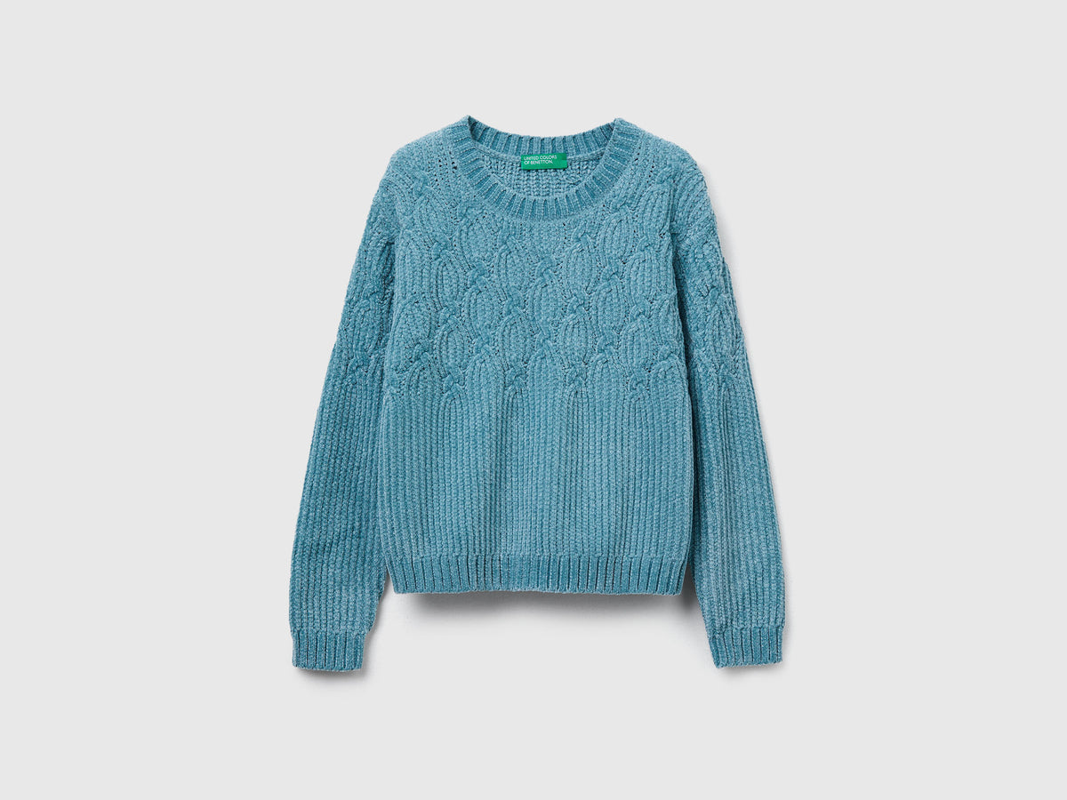 Camisola com tranças em chenille - ucb_image_FS