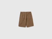 Shorts em tecido de lona - ucb_image_BS