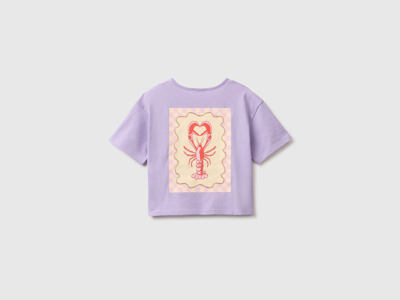 T-shirt with print and beads - ucb_image_BS