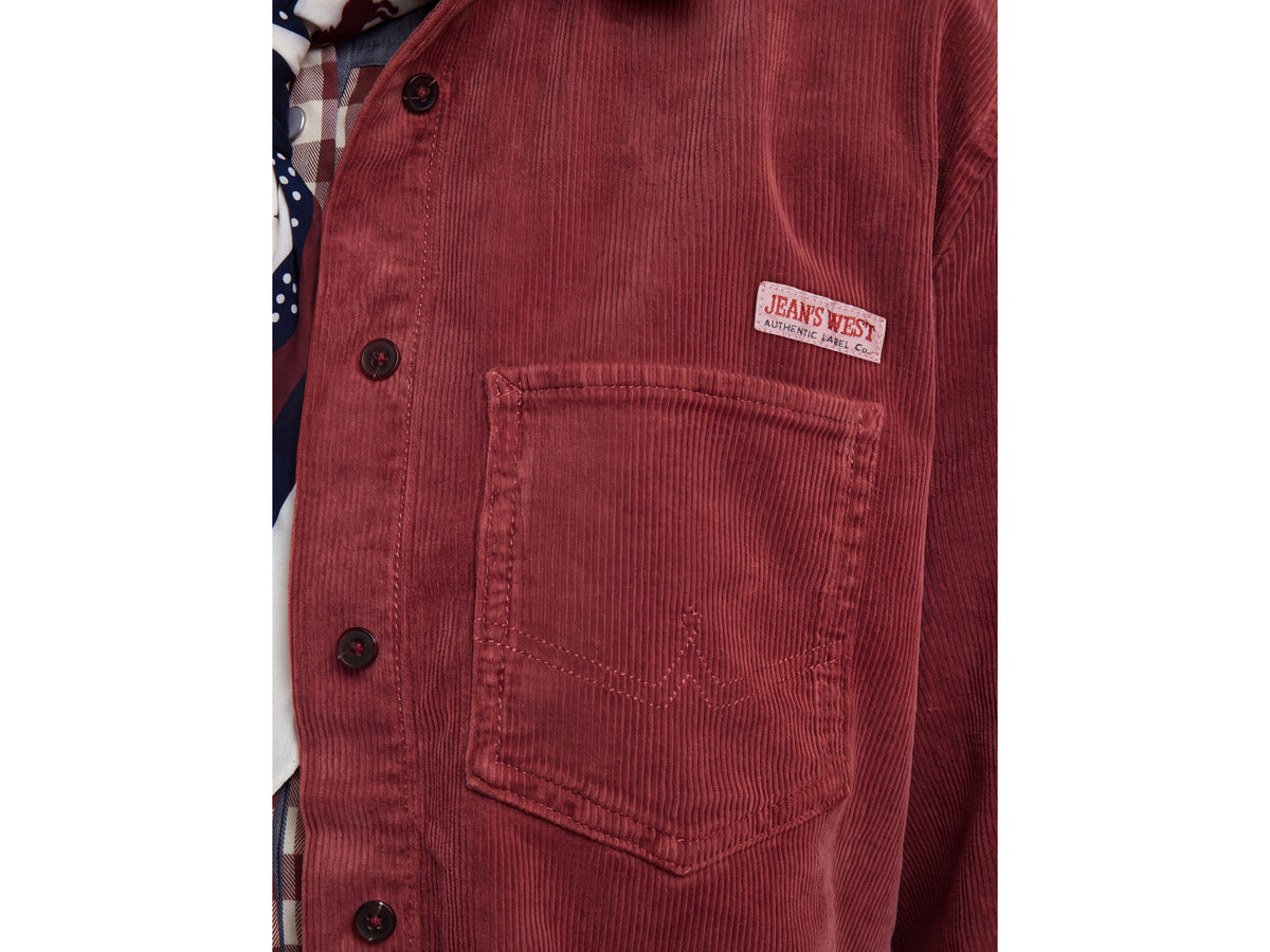 Camisa de veludo canelado lavagem vintage - ucb_image_FY