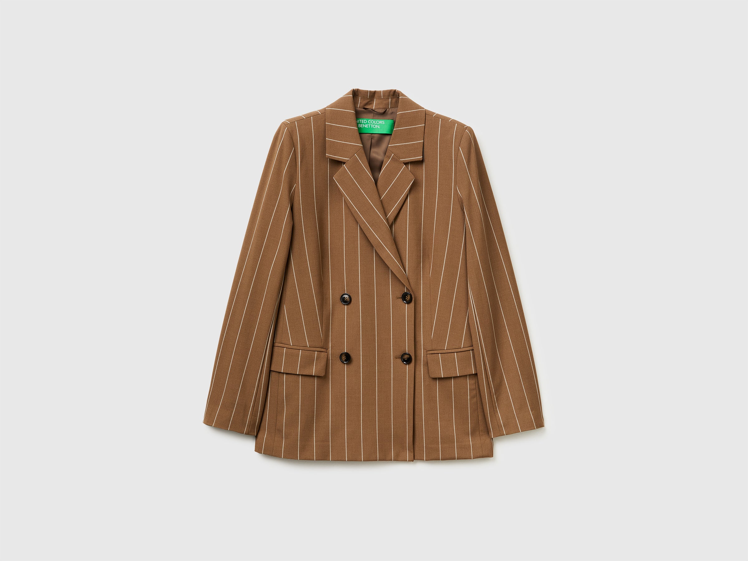 Double-breasted pinstriped jacket - ucb_image_FS