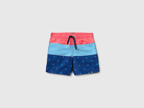 Boxers de banho color block com estampas - ucb_image_FS