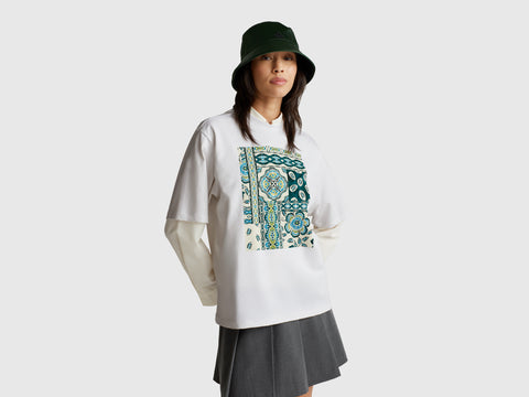 T-shirt com estampa bandana - ucb_image_F