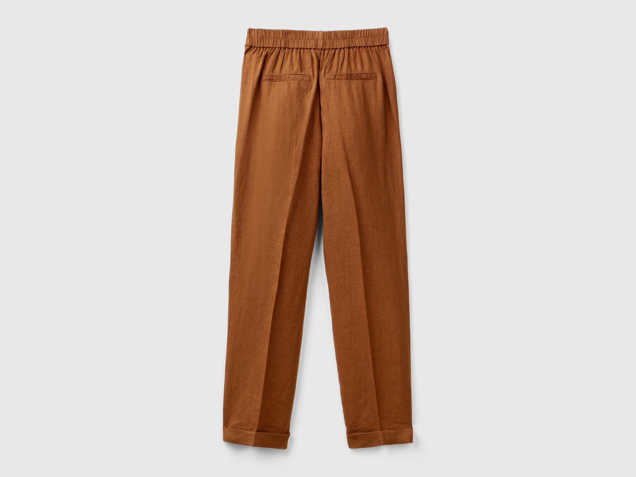 Calças regular fit em linho puro - ucb_image_BS