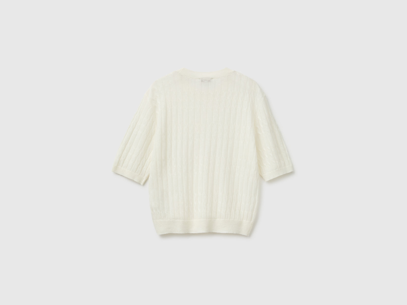 Camisola com tranças em mistura de lã ultraligeira - ucb_image_BS
