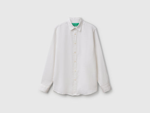 White shirt in pure linen - ucb_image_FS