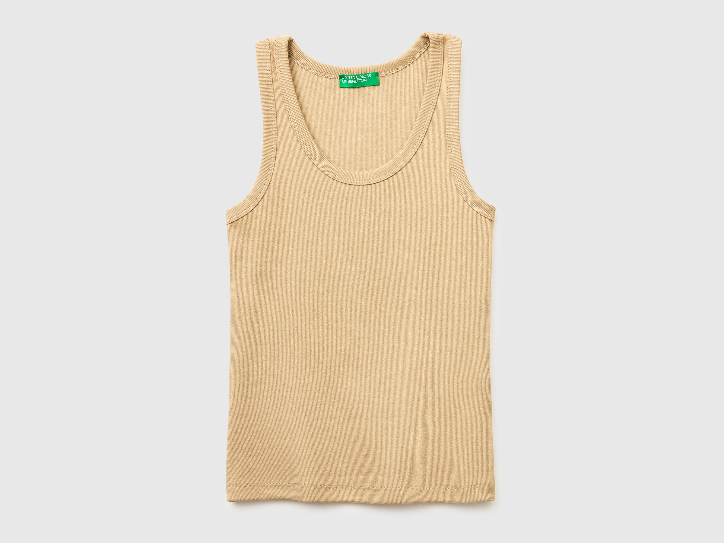 Wide-neck ribbed tank top - ucb_image_FS