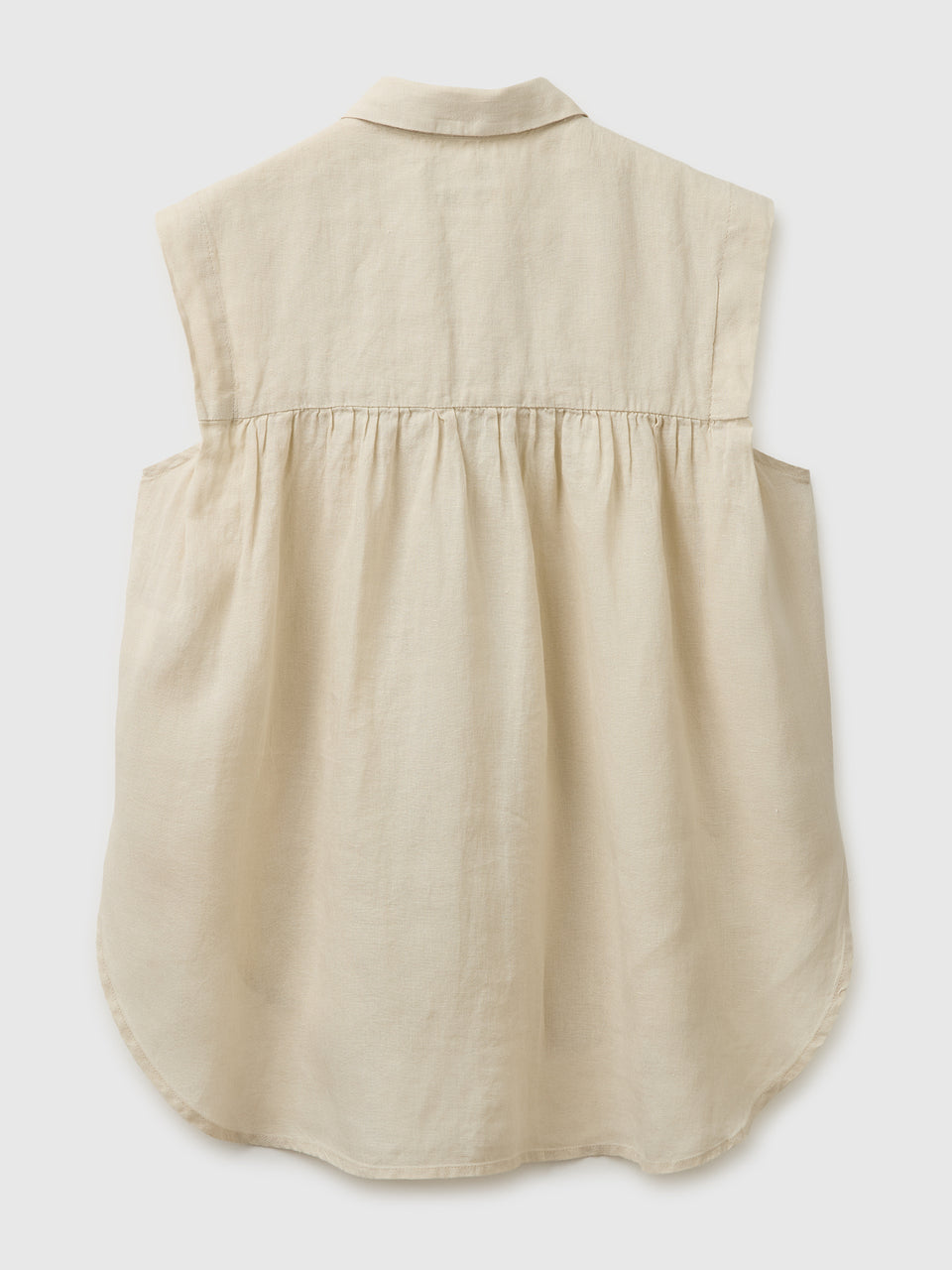 100% linen sleeveless blouse - ucb_image_BS